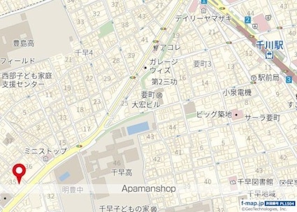 ライオンズマンション東長崎第参[1R/24.57m2]の周辺