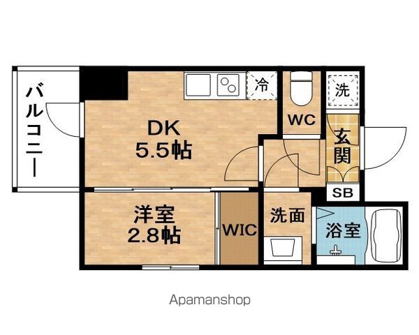 SERENITESHINOSAKAGRANDESUDの間取り写真