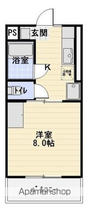 フォルクローレ[1DK/25.92m2]の間取図