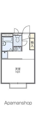 レオパレスセゾンの間取り写真