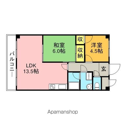 シャルマンコーポ壱番館の間取り写真