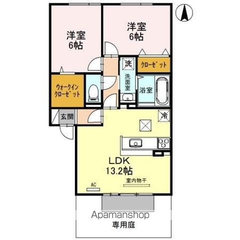 グランレーヴ壱番館の間取り写真