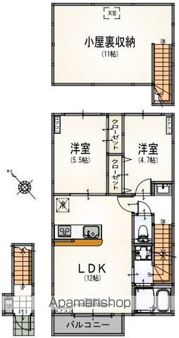 アルマコート千歳烏山の間取り