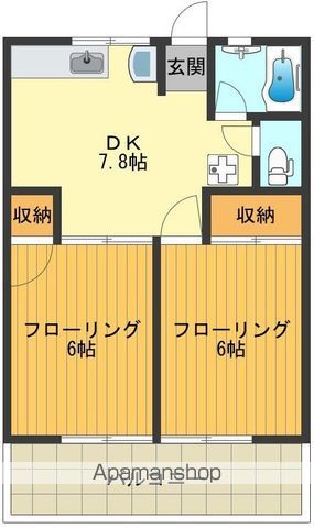 シティハイムひかりハイツの間取り写真