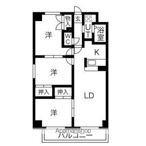 元町ガーデンの間取り写真