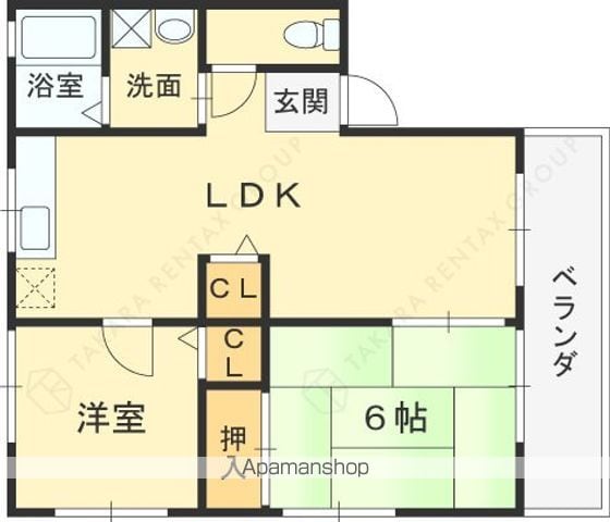 プリマベーラ芦屋の間取り写真
