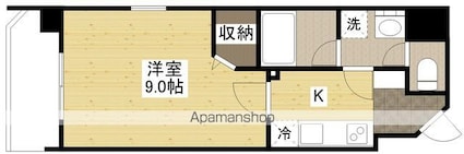 ライフメント堺町Ⅱ[1K/29.96m2]の間取図