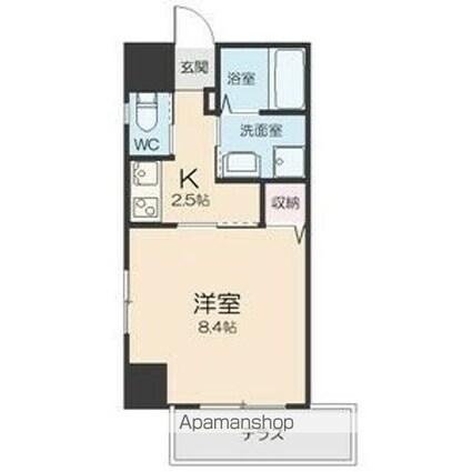 Ｆｉｅｌｄ　Ｖｉｌｌａｇｅ　Ｓａｓａｓｈｉｍａ[1K/28.81m2]の間取図