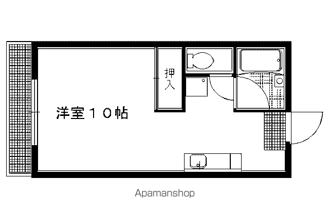 東川ハイツI号館の間取り写真