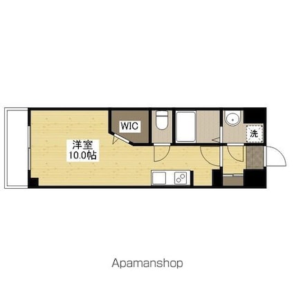 レジスタ大塚西[1R/27.18m2]の間取図