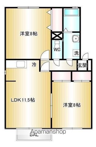 ロイヤルガーデン東通の間取り写真