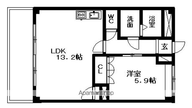 LRプリオールの間取り写真