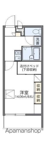 レオパレスサシェの間取り写真