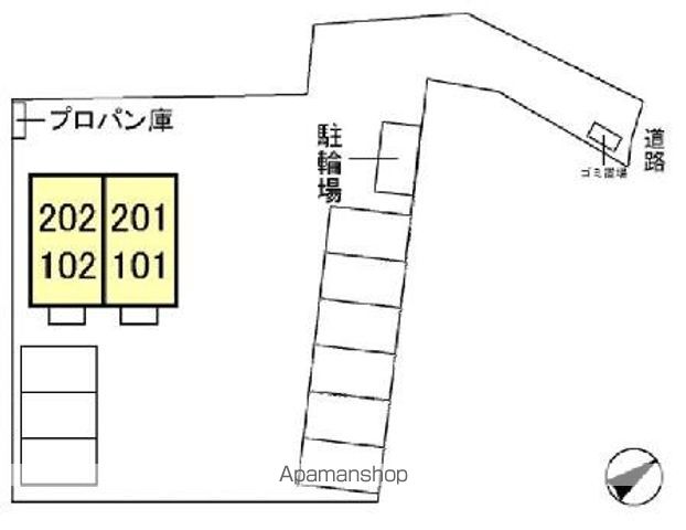 エスポワール村上 201 ｜ 千葉県八千代市村上2665-1（賃貸アパート1R・2階・23.59㎡） その22