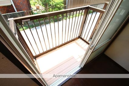 ジベ成城２[1K/20.46m2]のバルコニー