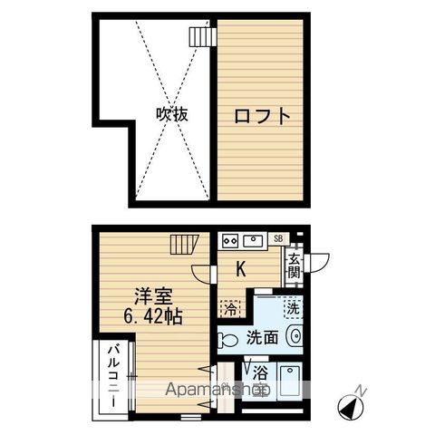 Bell avenue 高宮の間取り写真