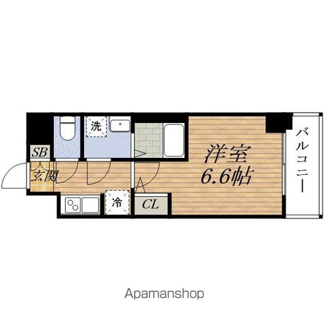 S−RESIDENCE上新庄BEATの間取り写真