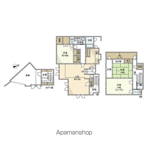 【大曽根台戸建の間取り】