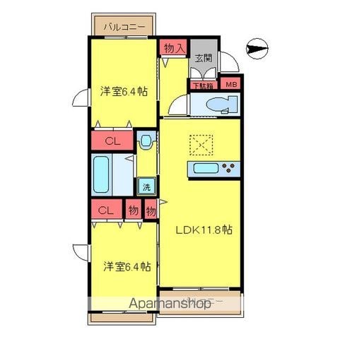 CLIFTON COURTの間取り写真