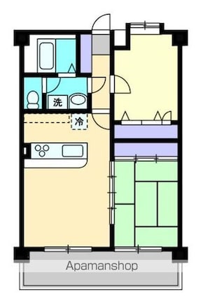 Ｇｌｙｃｉｎｅー　グリシーヌ　ー[2LDK/56.36m2]の間取図
