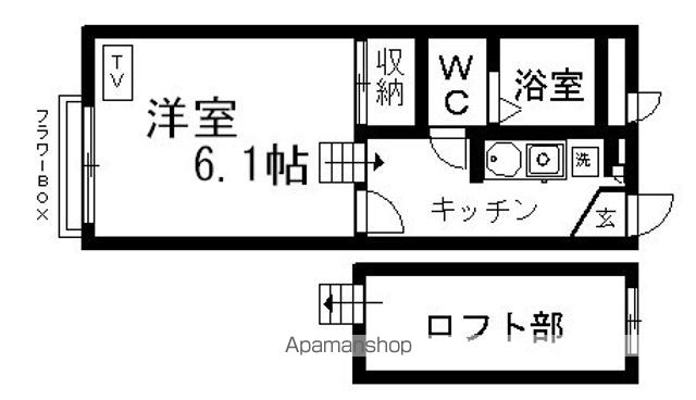 レオパレスことぶきの間取り写真