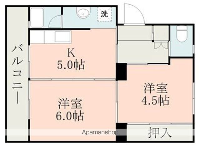 ファーストプレイス合志2号棟の間取り写真