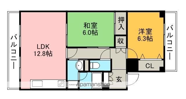 フレグランス春日井の間取り写真