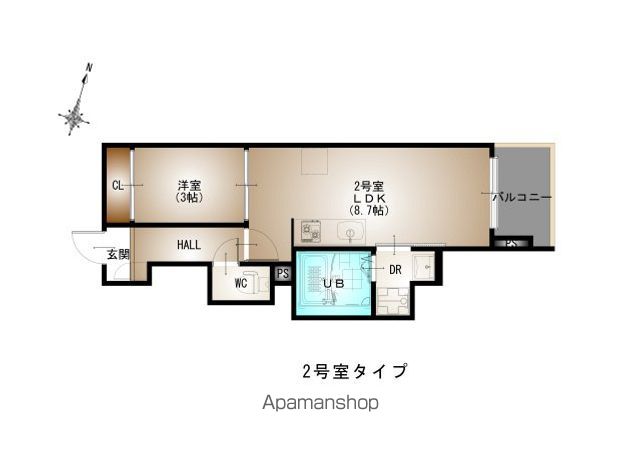 REGALEST DS AOSAKI(レガリスト ディーエスアオの間取り写真