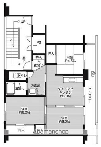 ビレッジハウス庄内1号棟の間取り写真