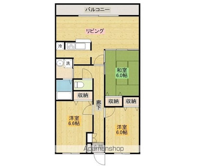 カーサコスタリオ[3LDK/69.3m2]の間取図