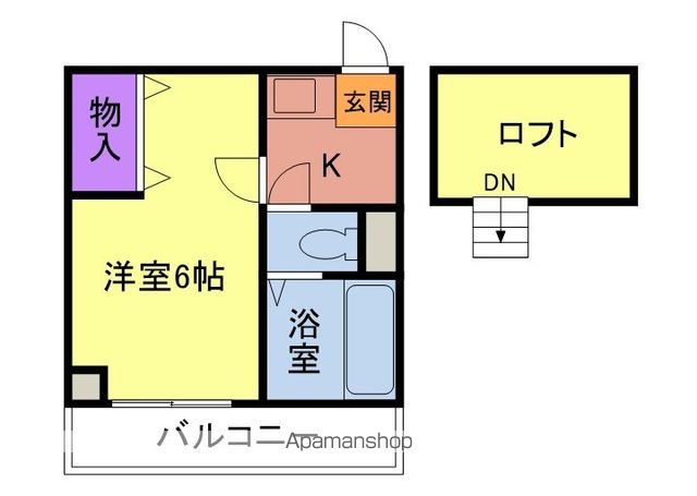 プレアール若園Ⅱの間取り