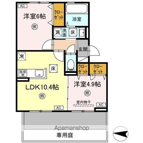 DーROOM八王寺町の間取り写真