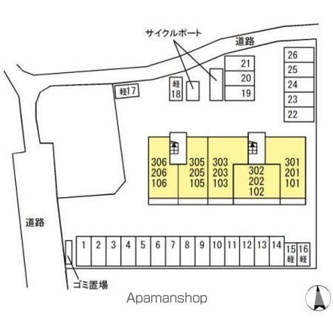 ＬＥＡＤ　Ｒ．Ｅ 106 ｜ 福岡県久留米市高良内町61-1（賃貸アパート1LDK・1階・40.04㎡） その22