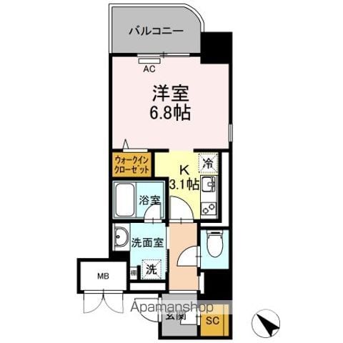 D’ FOREST 甲南の間取り写真