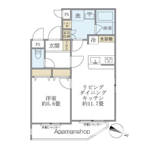 THE SHINAGAWA EAST RESIDENCEの間取り写真