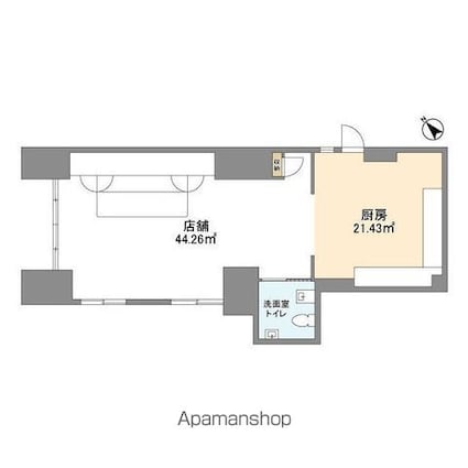 ＡＳＰＲＩＭＥ八丁堀[事務所/81.54m2]の間取図