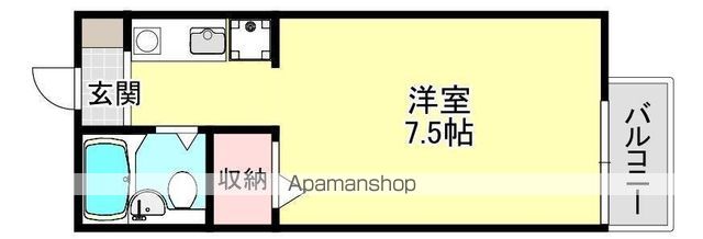 プレジール今堀A棟の間取り写真