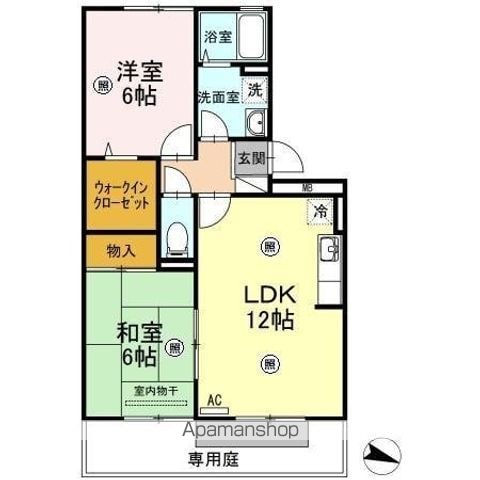 ラフィネ安芸 弐番館の間取り写真