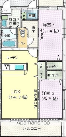 パラシオンの間取り写真