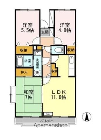 BELLEVUE参番館の間取り写真