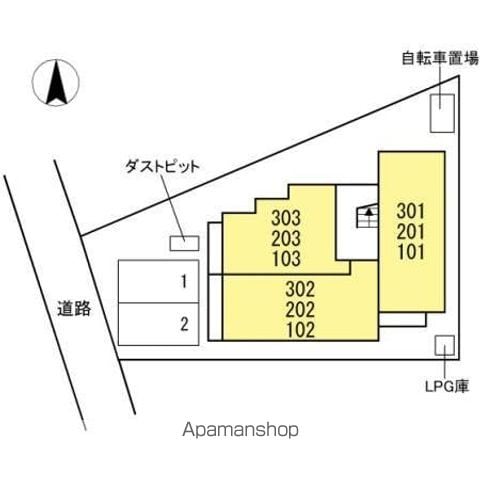 ＧＲＡＮＤ　ＭＡＩＳＯＮ　ＧＩＦＵ（グランメゾンギフ　） 201 ｜ 岐阜県岐阜市一松道２丁目6（賃貸アパート1LDK・2階・33.81㎡） その25