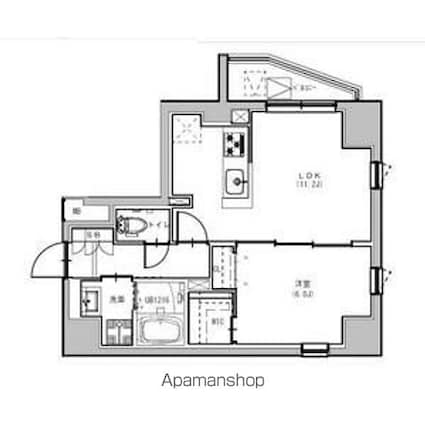 ＳーＲＥＳＩＤＥＮＣＥ浅草Ｆｉｏｒｅ[1LDK/41.85m2]の間取図