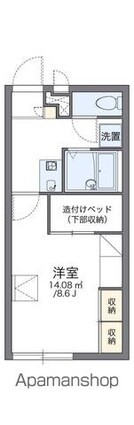 レオパレスアネックス　ノア[1K/23.18m2]の間取図