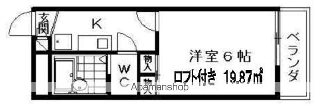 レオパレスサントネの間取り写真
