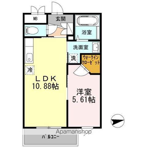 【ナチュール浜田山の間取り】