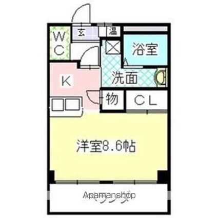 藤田ビル[1R/31.65m2]の間取図