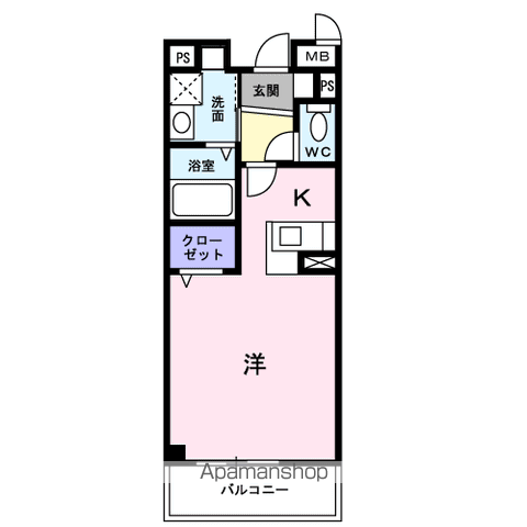 ハーヴェスト 106 ｜ 千葉県柏市高田1296-3（賃貸マンション1K・1階・30.44㎡） その2