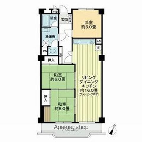 ボーン平尾の間取り写真