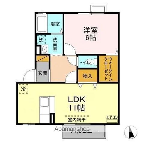 リビングタウンみどりのの間取り写真
