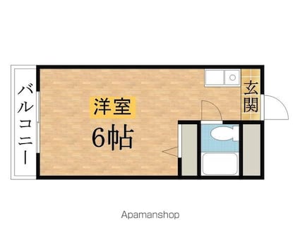 中野田口ビル[1R/19.11m2]の間取図